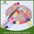 Customized sublimation printed ribbon with logo